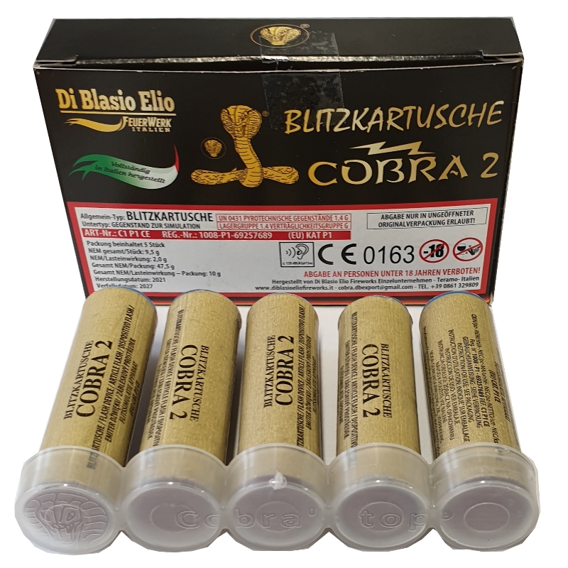 COBRA 2 Blitzcartuche - 5 ks silných petard