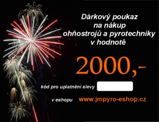 DÁRKOVÝ POUKAZ 2000,-Kč
